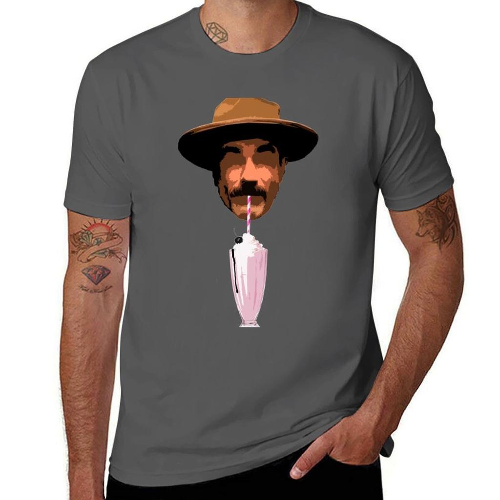 There Will Be Blood Oil Milkshake TShirt Big Size Loose Fit Tee Shirt