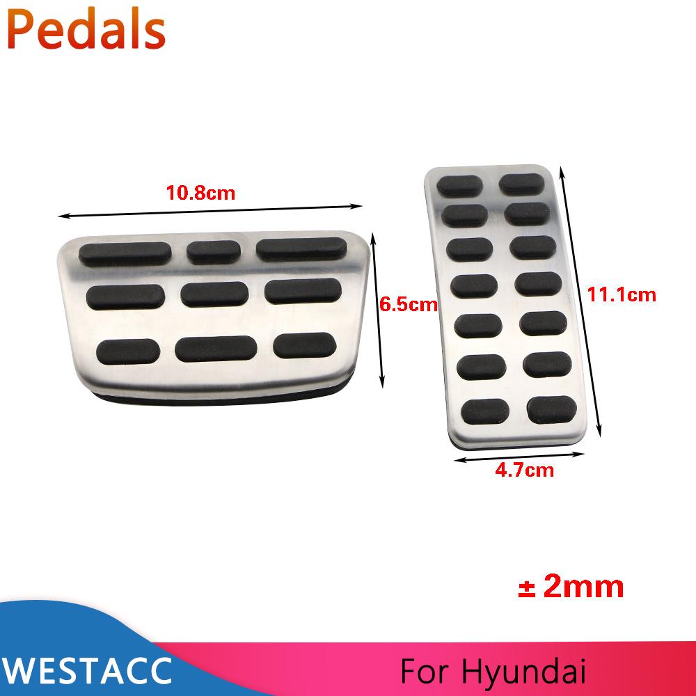 Автомобильные педали акселератора, газа, тормоза, сцепления, подставка для педали для Hyundai Ix25 Creta Accent Verna Solaris для Kia K2 Rio Soul