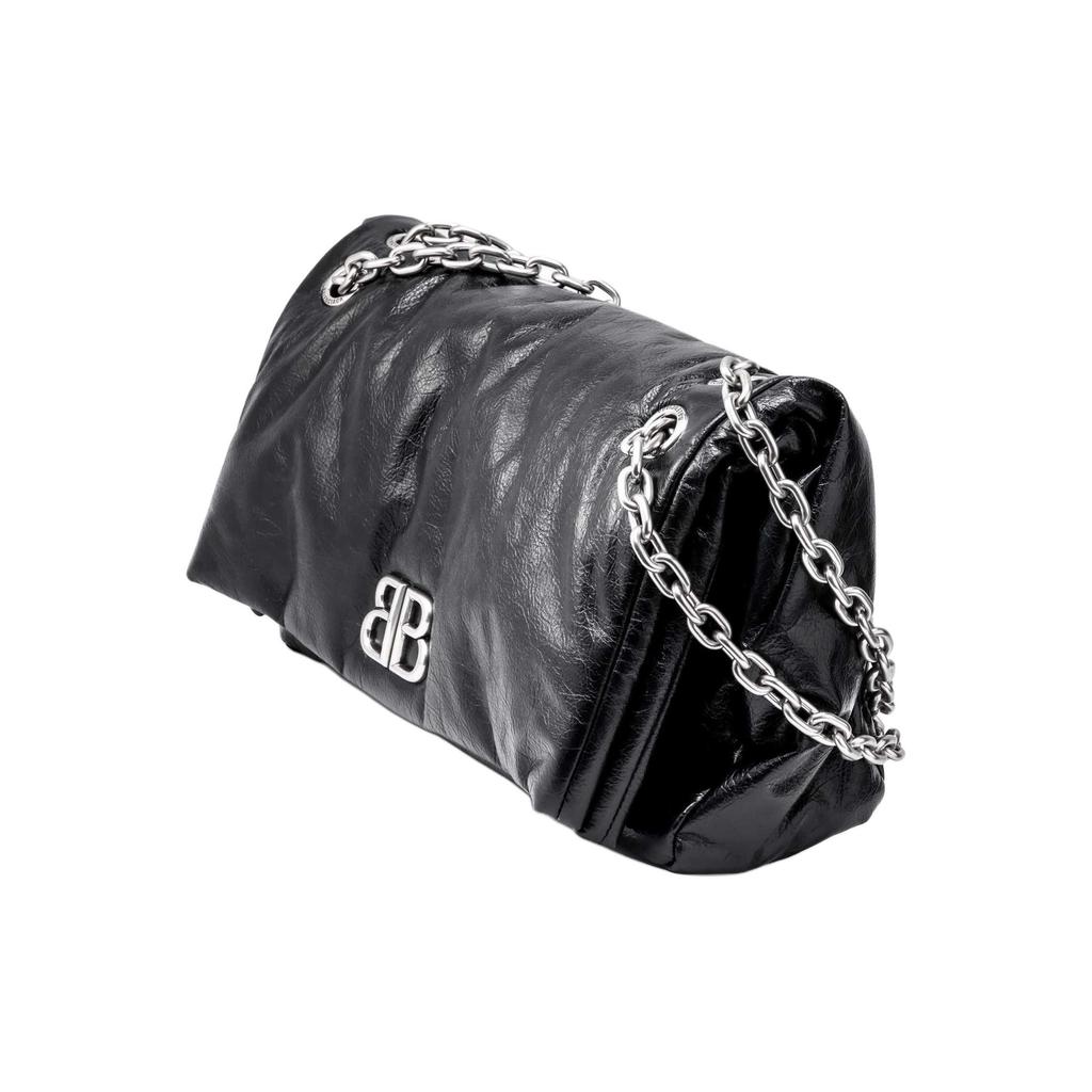 Balenciaga Сумка на цепочке Monaco Черная Женские Сумки на плечо 765945-2AASA-1000