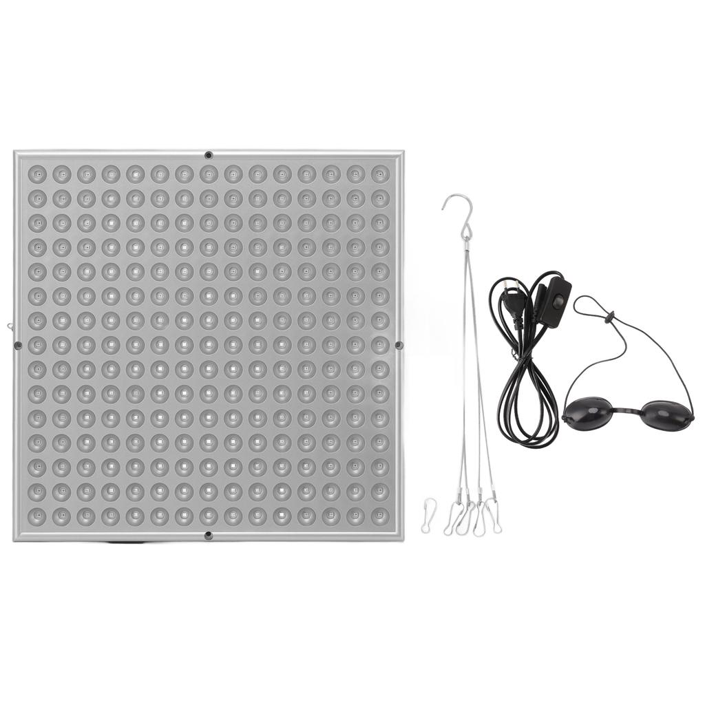 Face Body Tanning Lamp 460nm Full Blue 225 LEDs Tanner Therapy Device with Glasses 15W 100?240V EU