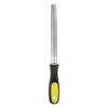 Uxcell Diamond Coated 80 Half Round File Tool with Plastic Handle for and Carving and Stone File, 150mm, Grit, Grinding, Polishing, Metal, Glass,
