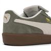 Puma Palermo Premium Замшевые Бархатные Моховые Унисекс Кроссовки Зеленый Теплый Белый 402350-02