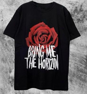 Bring Me the Horizon Футболка с графикой розы Подарок для фанатов Размеры S-4XL