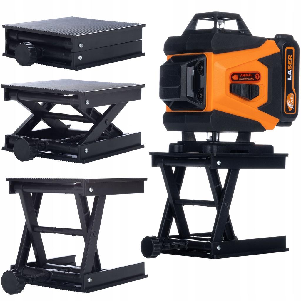 Rosfix Animal Pro Hawk RAPH 16L – Лазерный Крест 16 Линий | IP54 | USB-C | Комплект с Пультом, 2 Литий-ионными Аккумуляторами и Кейсом