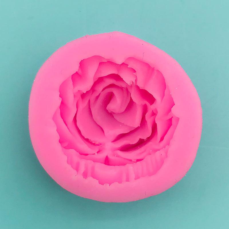 1 шт., силиконовая форма для роз, DIY цветок, полимерный чехол для телефона, веревка для волос, открытка для волос, ювелирные аксессуары, форма для шоколадного торта, силиконовая форма