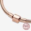 Продажа 925 стерлингового серебра Moments сетчатый браслет змея цепь шарм бусины браслет для женщин мода Diy ювелирные изделия 6 стилей