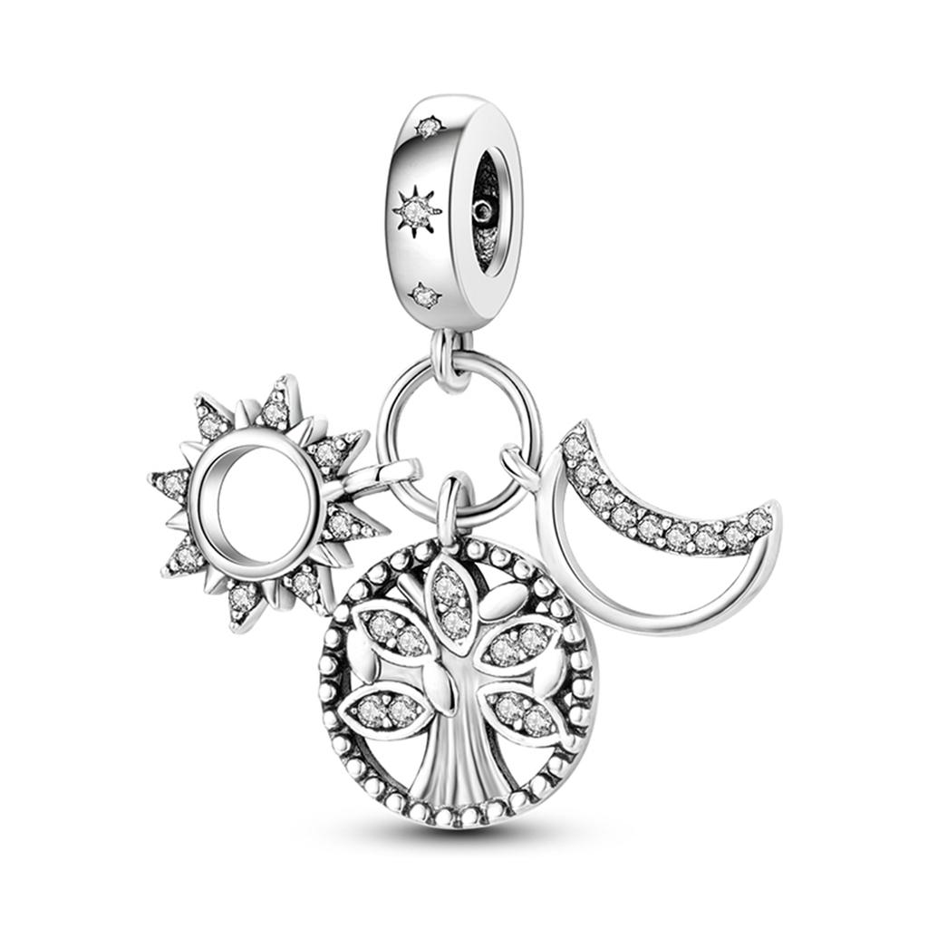 Copper Original Charms Tree Of Life Family Fit Bracelet Beads Diy For Jewelry Gift