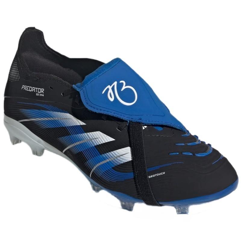 Adidas Predator Elite Ft Fg Jb Серия Bellingham Удобные Универсальные Модные Низкие Детские Футбольные Бутсы Детские Футбольные Бутсы Черные Синие JR1754
