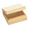 Square Wooden Box 10 X 10 H 3.7 Cm