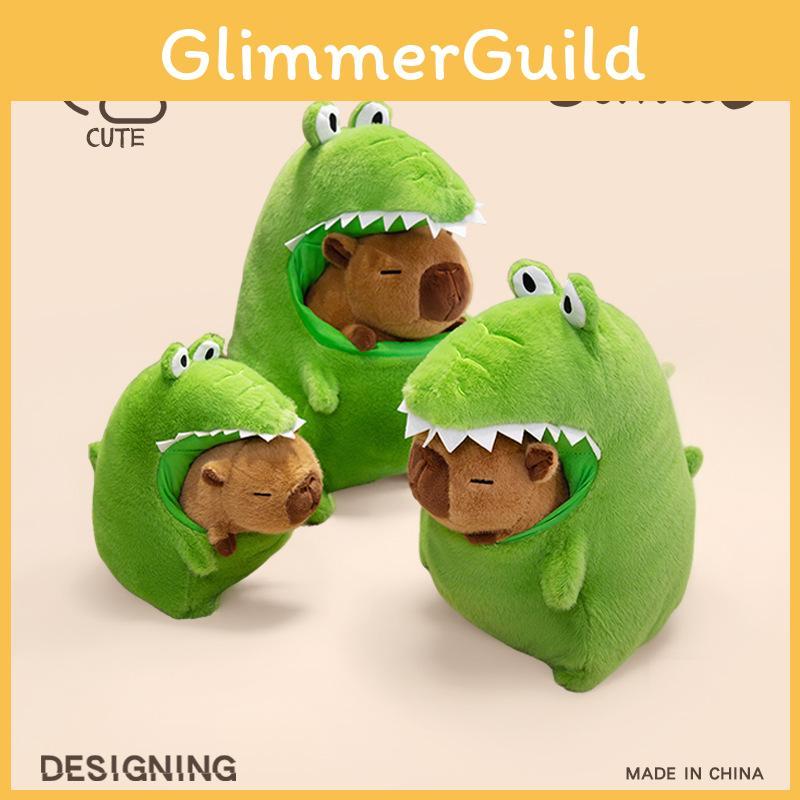 In Crocodile Capybara Suit Plush Doll Soft Stuffed Toy With Pp Cotton Filling