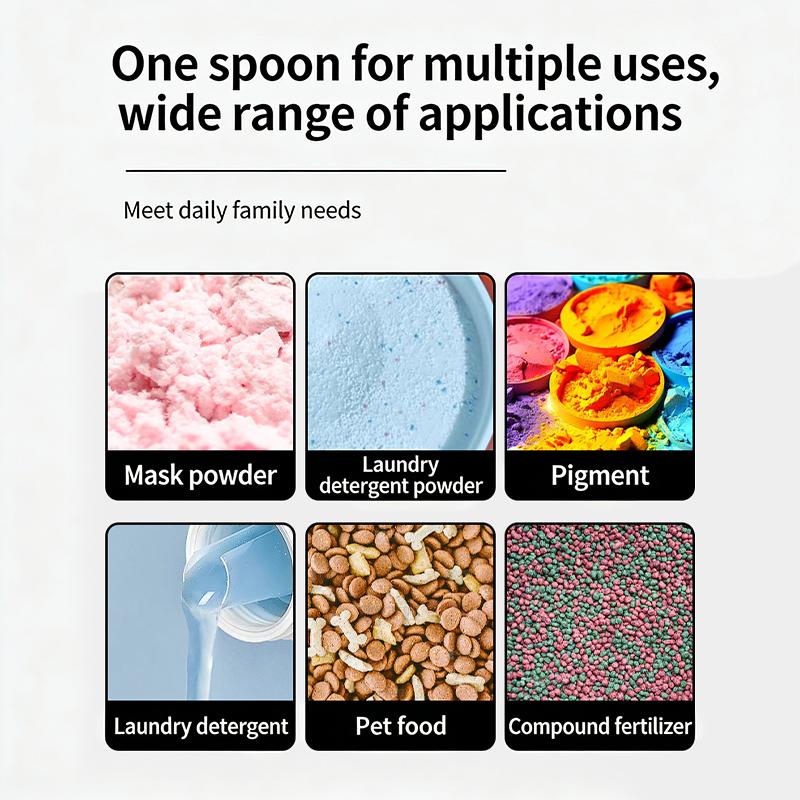 Clear Scale Pet Food Measuring Spoon Plastic for Cat Dog Accurate Feeding Portion Control for Home Use