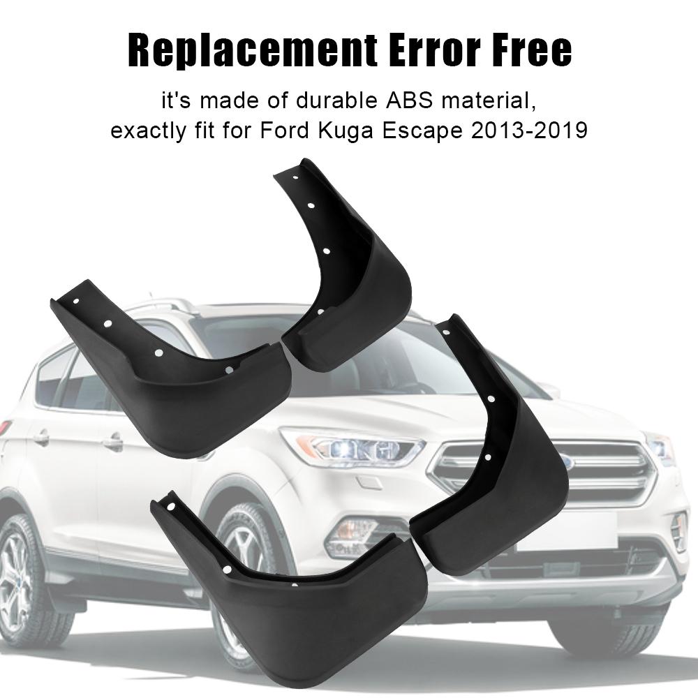 Outside Parts Front Rear Mud Flaps For Ford Kuga Escape 2013-2019 Splash Guards Car Accessories Mudguards Fender 4pcs/set