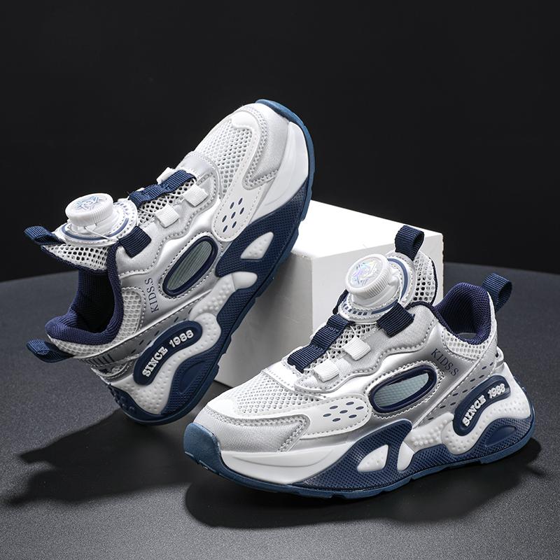 Летняя спортивная обувь для бега Детская модная уличная дышащая повседневная обувь