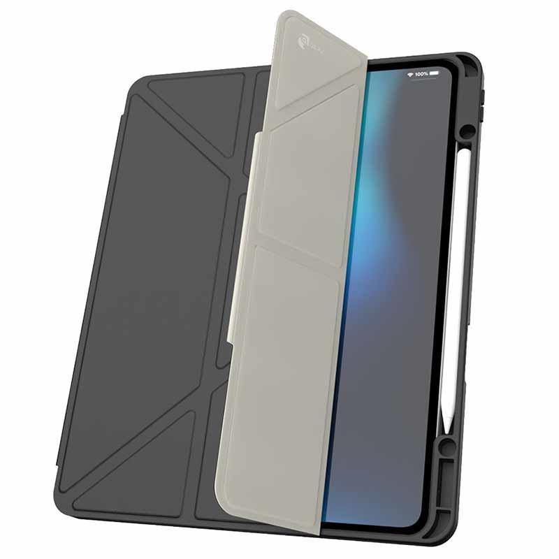 JTLEGEND для iPad Pro 13 (2024) Чехол-оригами-подставка из искусственной кожи Smart Cover с держателем для карандашей
