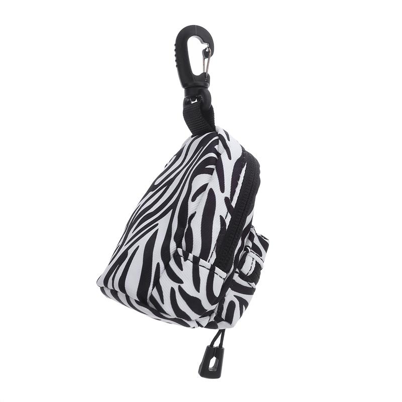 Женский милый мини-спортивный кошелек с принтом зебры, креативная сумка для ключей, универсальная маленькая подвесная сумка