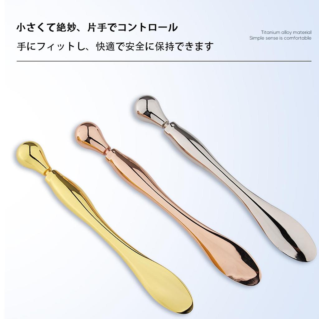 Lynlyulinger Eye Massage Stick Face Stick Facial Roller Eye Cream Applicator Уменьшает отеки Крем-ролик для глаз Снятие усталости Подтягивающий инструмент [2