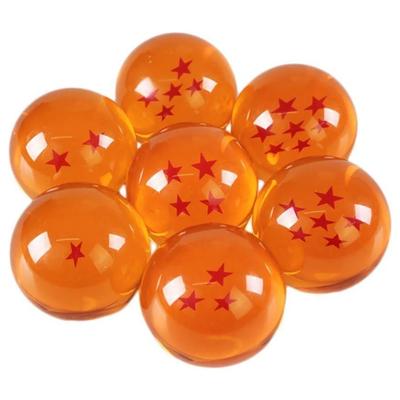 Dragon Ball Z 3,5 см Звезды Хрустальный шар Аниме Оранжевый Кристалл Настольные украшения Игрушки Коллекция для Детей Подарок