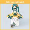Miku Hatsune Sitting Pose Pvc Anime Model With Spring Theme Desktop Decoration