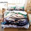 3D-печатный комплект постельного белья для девочек Uruha Rushia Hololive Butterfly для мальчиков и девочек, двуспальный пододеяльник, наволочка, детская кровать для взрослых