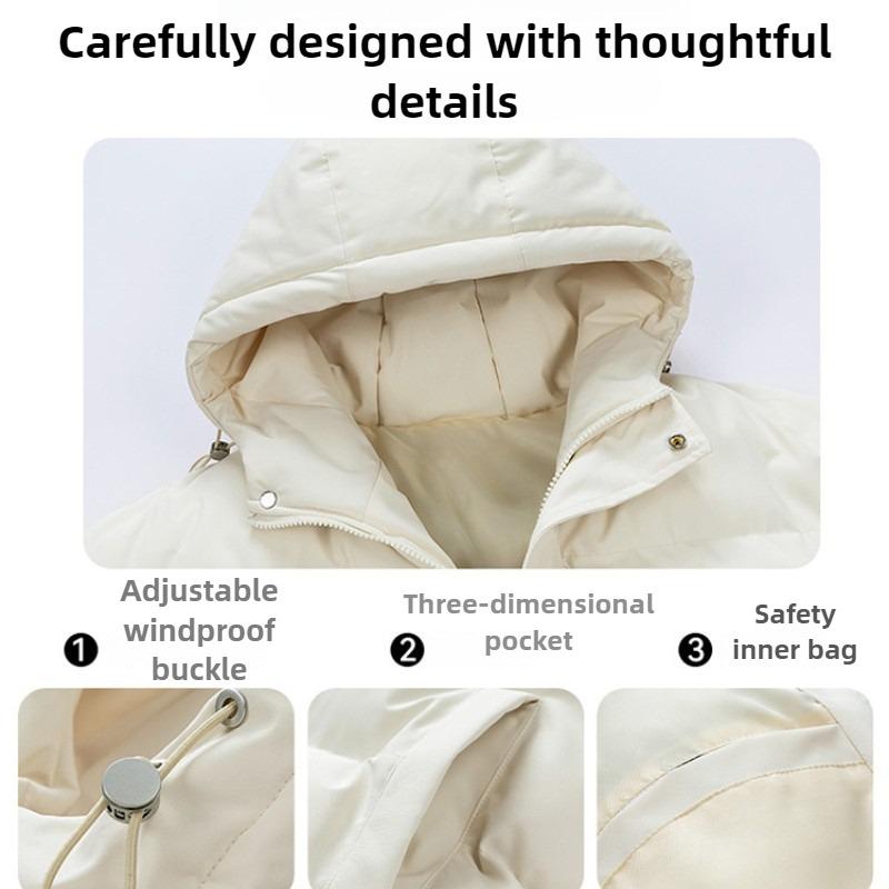 Зимние куртки Легкие теплые наполнители из утиного пуха Утепленные утепленные ветрозащитные водонепроницаемые спортивные хлопковые пальто и бархатные куртки