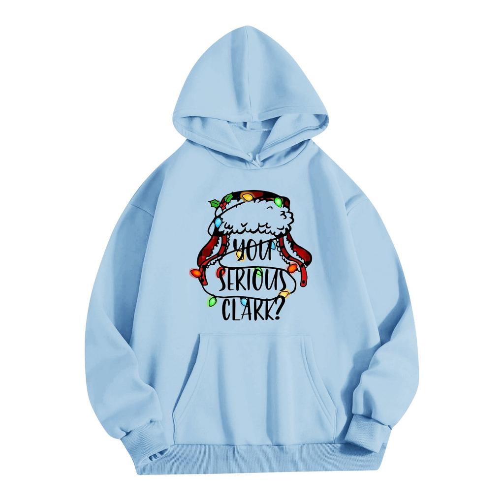 Женская однотонная толстовка с капюшоном и длинным рукавом с принтом