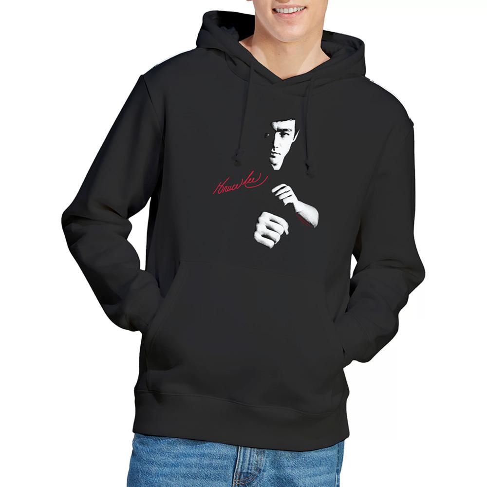 Bruce Lee Unisex Adult The Dragon Awaits Hoodie