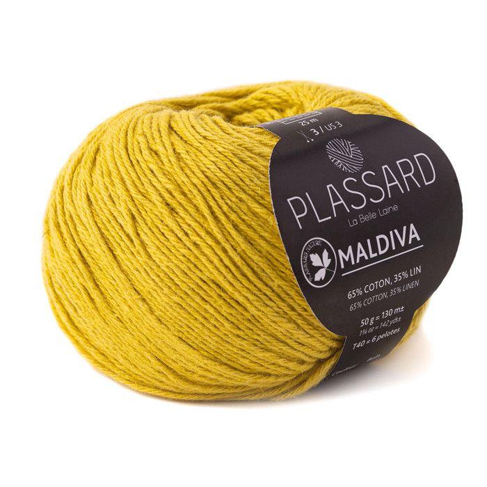 Summer Crochet and Knitting Yarn Plassard : Maldiva Mustard 43