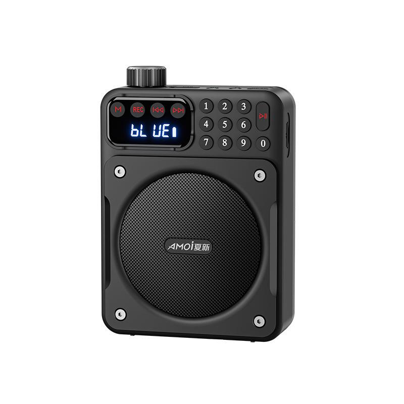 Мини Цифровое FM Радио HD Дисплей 76-108 МГц Радио Беспроводной Bluetooth 5.3 Динамик Портативный Усилитель Голоса с Слотом для TF-карты USB