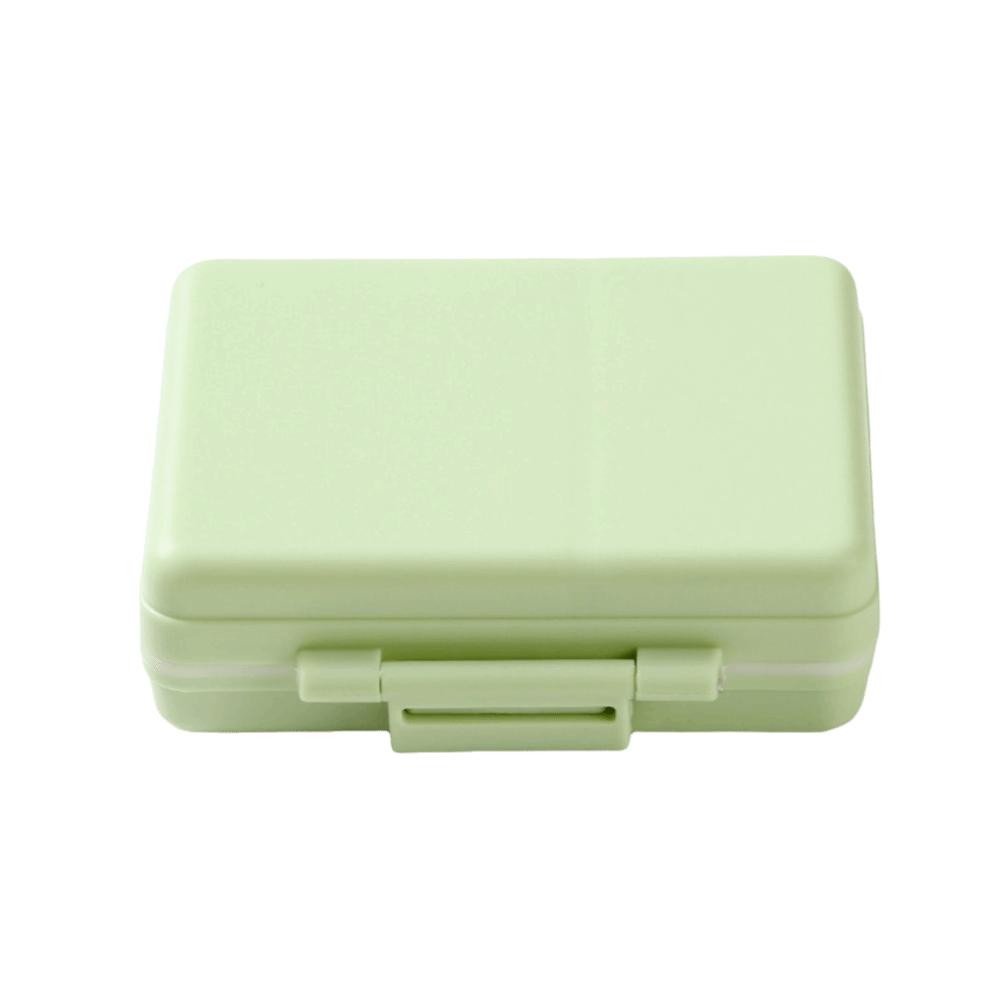 Portable Size Medicine Case Colorful Design Vitamin Container Compact Pill Splitters  Home Storage