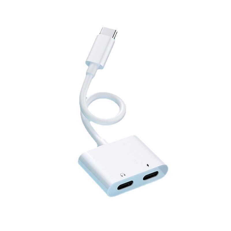 Адаптер для наушников Biaz 2-в-1 Type-C: Аудио и PD зарядный преобразователь