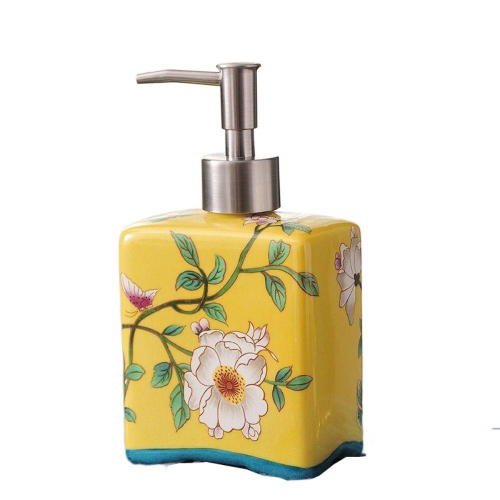 Дозатор мыла для рук в китайском стиле, многоразовый дозатор для лосьона, контейнер для шампуня, ванная комната