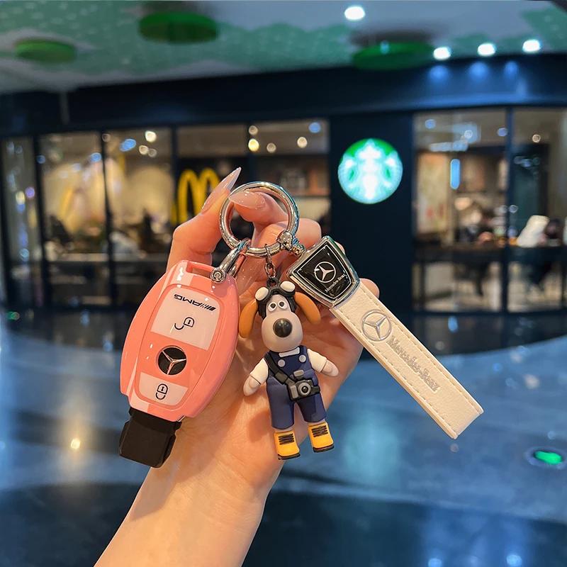 RPO5 Car Alloy Key Case Key Bag Shell Key Chain Mercedes-Benz A C E G S V Class CLA CLS GLA GLC GLE GLK Vito Sprinter SL SLK Viano ML