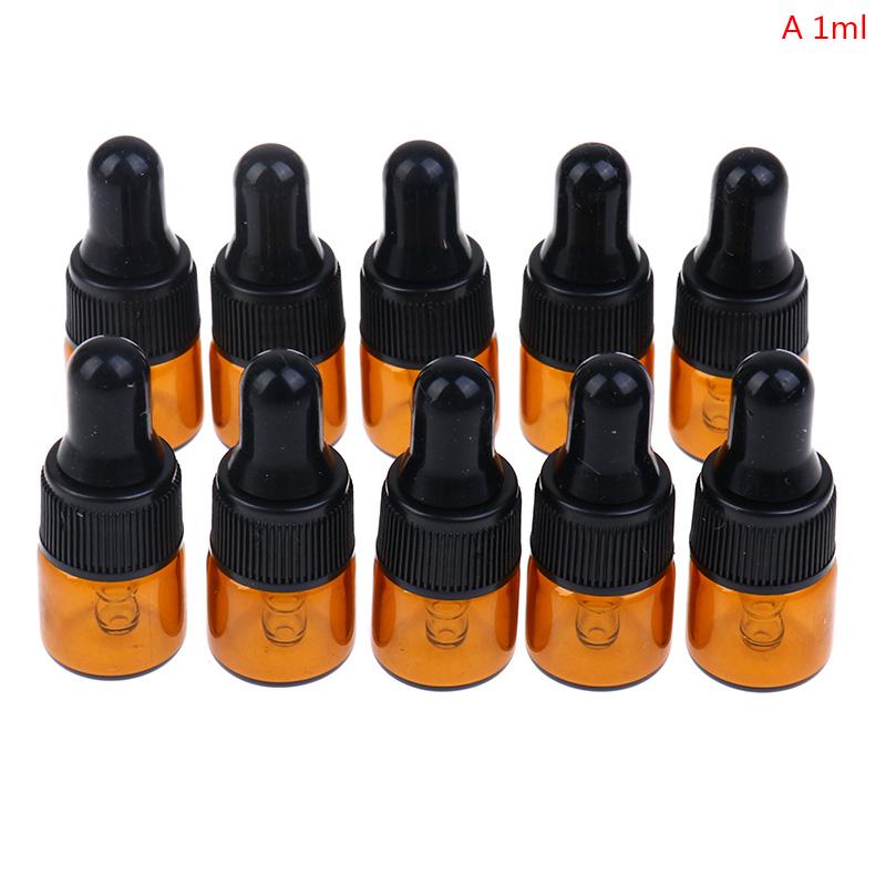 10 шт. Эфирное масло капельница стеклянные бутылки 1 мл 2 мл 3 мл 5 мл растительное масло эссенция