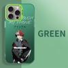 Silver Cross-Border Anime Handsome Guy IMD Mobile Phone Case for iPhone 15/14/13/11/8.