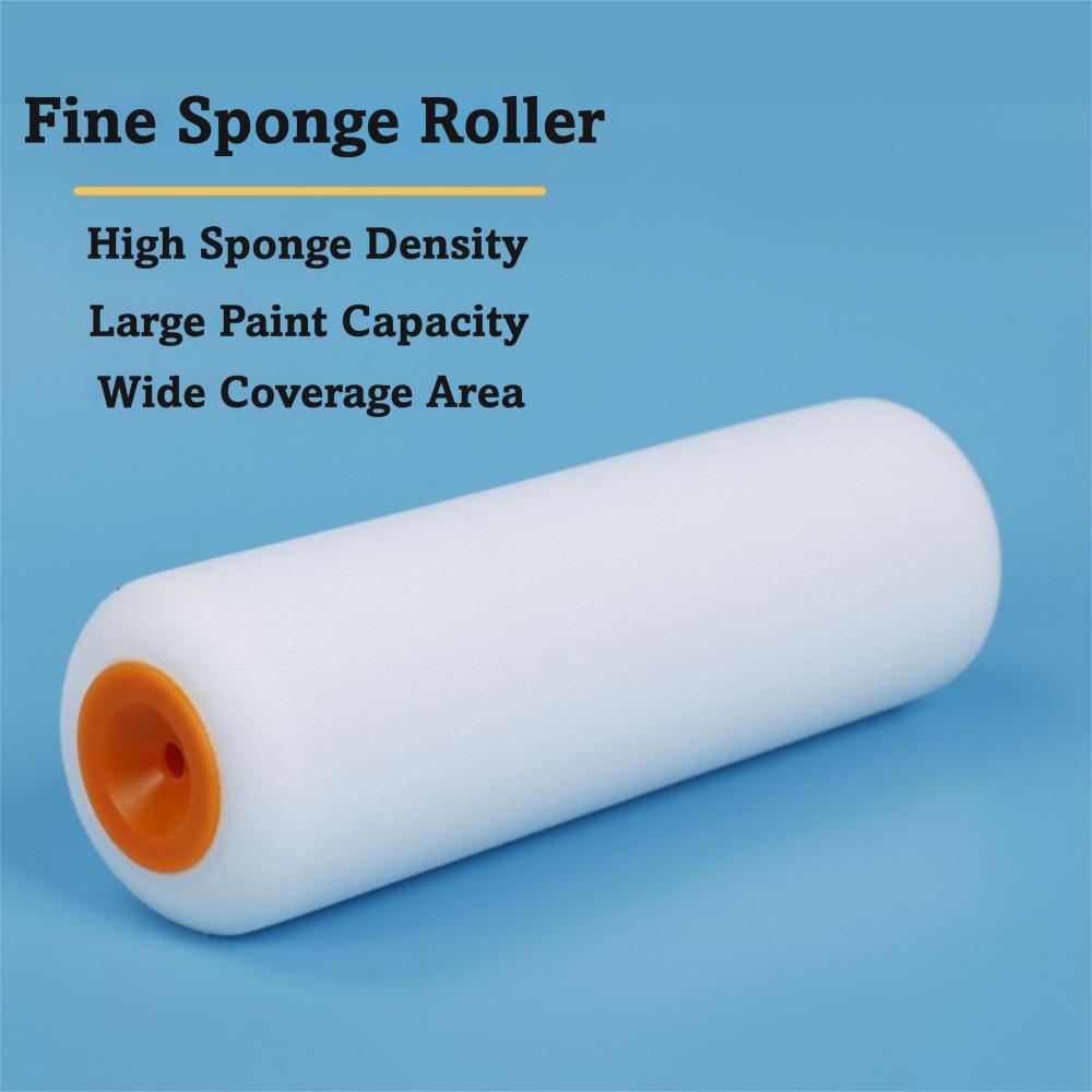 High-Density Paint Roller Sleeves Dense Bristles Sponge Roller Art Set For Doors