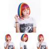 Cosplay Short Rainbow Wig For Festival