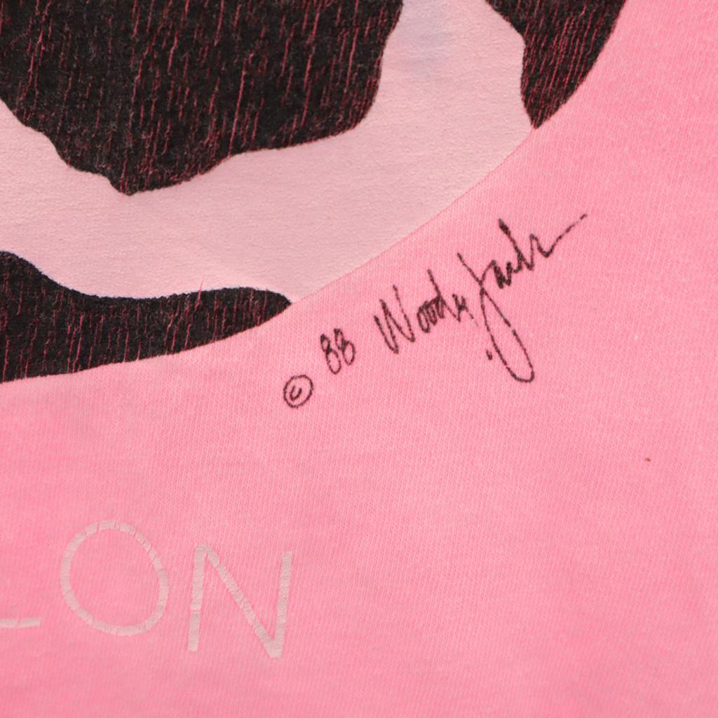 Skkimers 80-е Сделано в США Винтажная футболка с коротким рукавом 'арбуз' Мужская Б/У