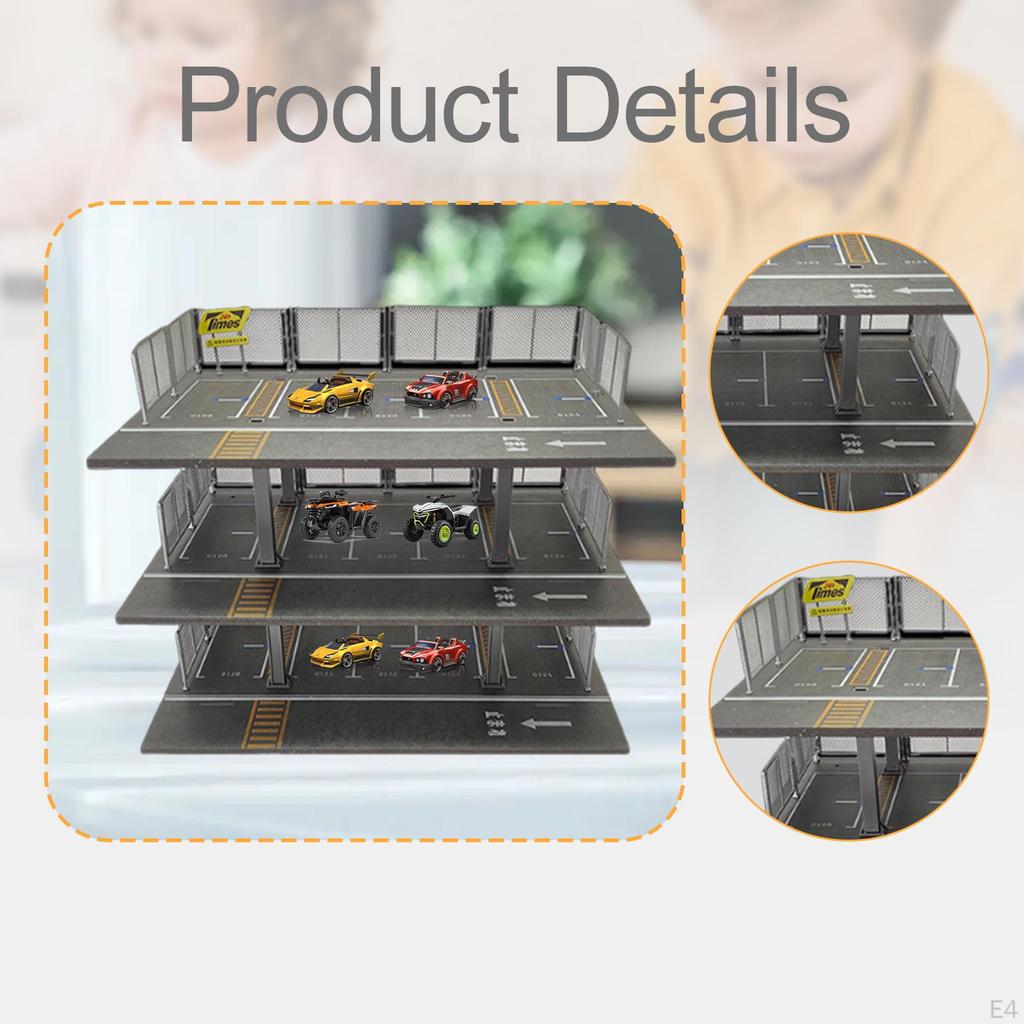 1/64 DIECAST MODEL GARAGE DIORAMA DISPLAY TOP для подарков, коллекционных моделей