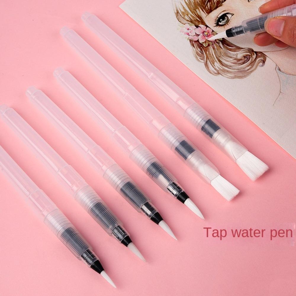 Easy To Use Refillable Paint Brush Water Pen Soft Watercolor Brush Ink Pen Beginners