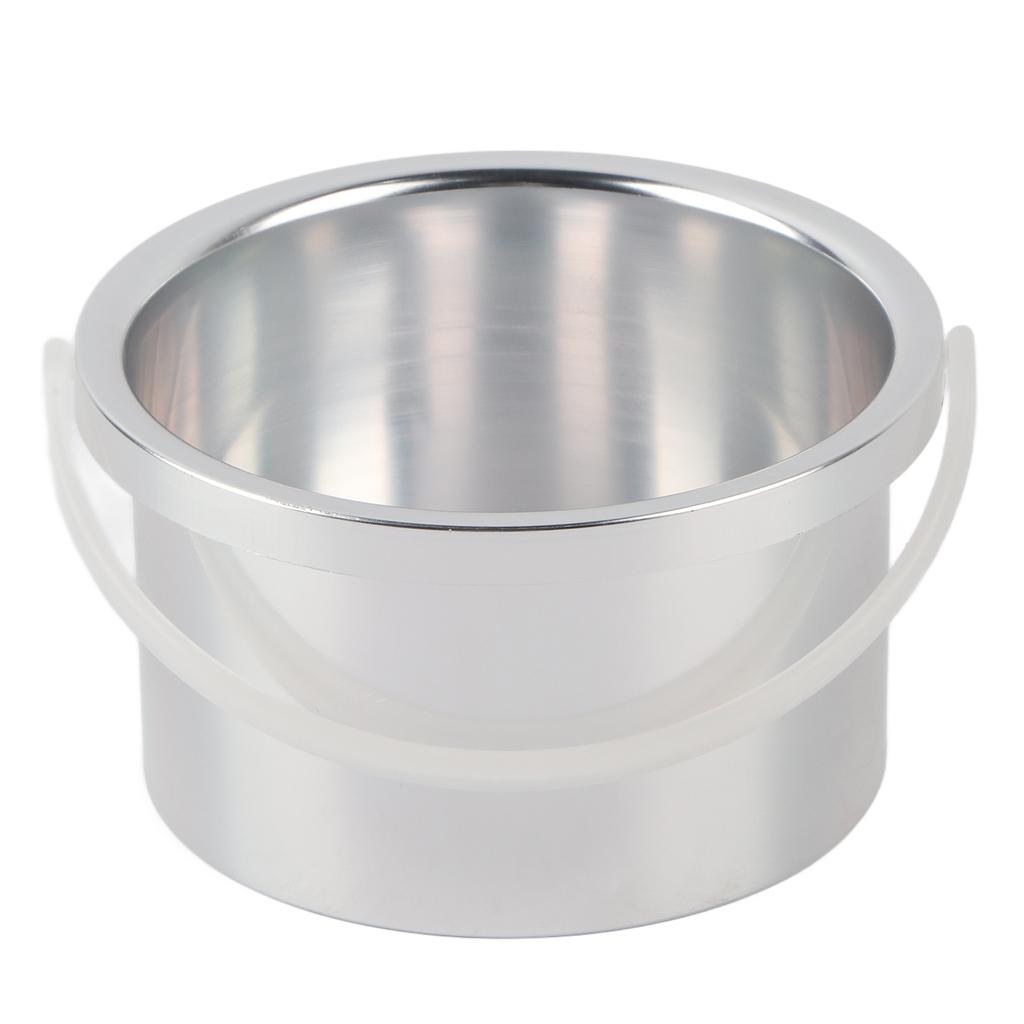 4.13in Wax Heat Machine Replacement Pot Aluminium Alloy Heating Quickly Evenly Wax Warmer Inner Pot Silver