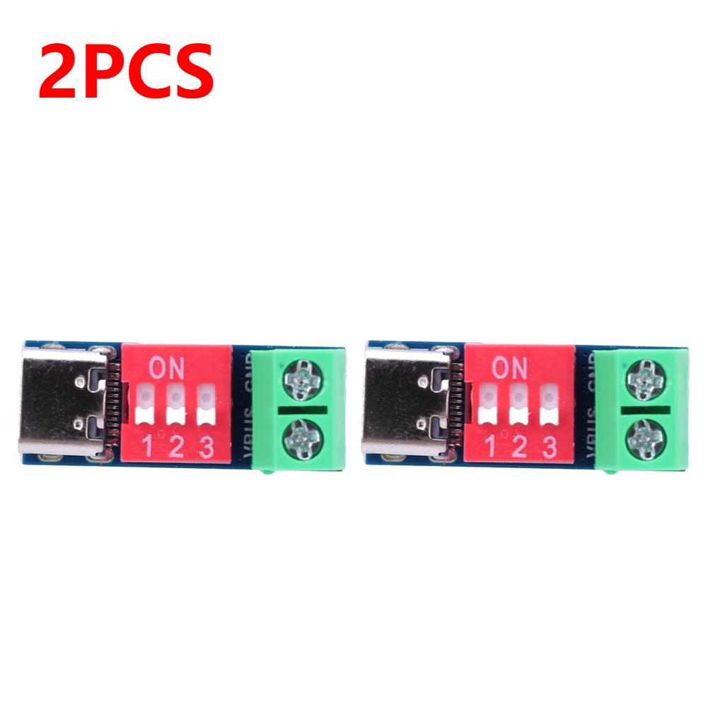 1-5 шт. Тестовая плата для быстрой зарядки PD 5-20 В Регулируемый модуль PD-триггера USB Type-C 100 Вт Тестер источника питания Разъем напряжения Питание