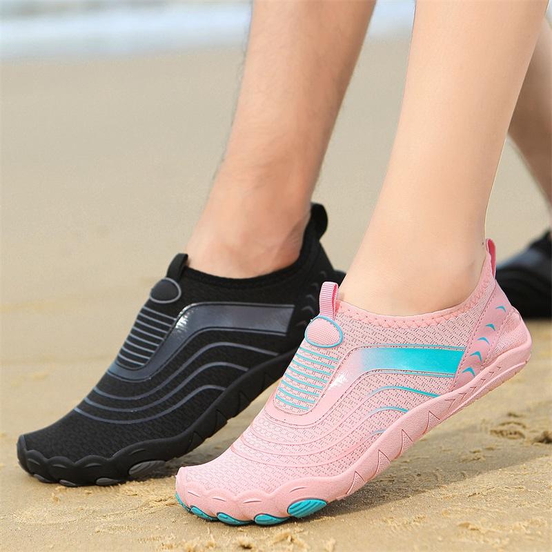 Quick Dry Men Barefoot Water Shoes Breathable Women Swimming Aqua Shoes Elastic Soft Sole Beach Water Shoes for Surfing Boating