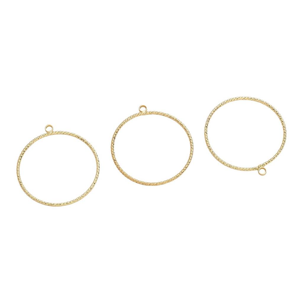 Медный круглый треугольный геометрический очаровательный кулон для изготовления ювелирных изделий своими руками, серьги, браслет, ожерелье, аксессуары