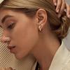 Drperfect 1 шт. Серьги-гвоздики для хряща из нержавеющей стали 16G Гипоаллергенные серьги-гвоздики из нержавеющей стали Бабочка Сердце Пирсинг