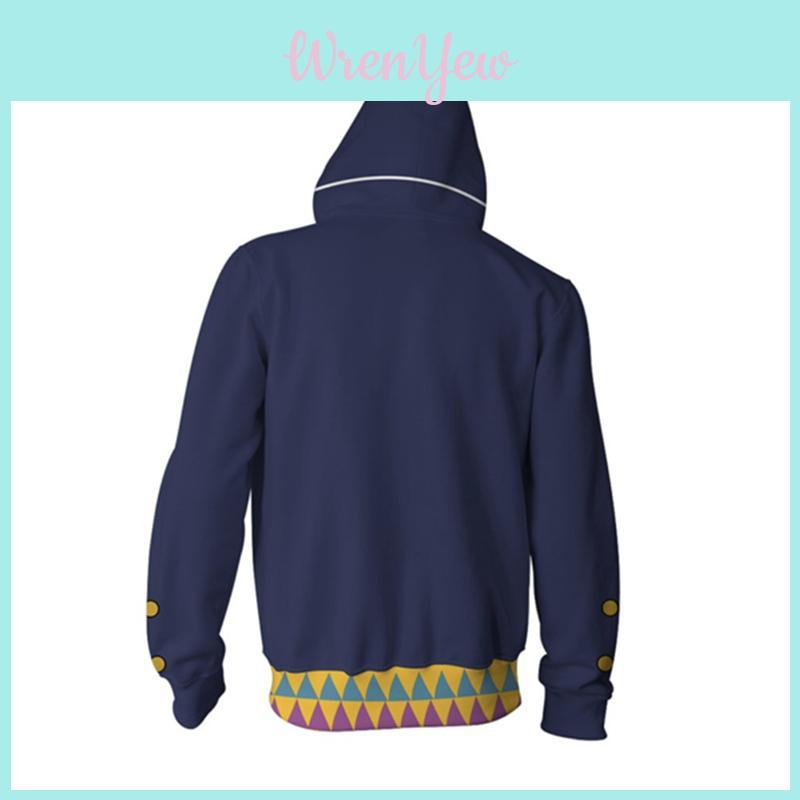 Anime Jojos Bizarre Adventure Casual Hoodie For Men Featuring Comfortable Hooded Design