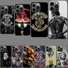 Чехол для телефона Сыны Анархии Для Iphone 16E 15 Pro 14 Plus 17Air 16 17 Pro Max 12 13 Mini X XS XR 7 8 SE2020 Capa Милый чехол ТПУ C