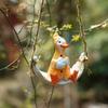 Resin Rabbit Swinging Garden Decoration Waterproof Duck Table Decoration Doll  Flower Garden