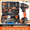 Multifunctional Electric Drill & Tool Set for Household, Electrician, and Woodworking Repairs