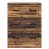 Vintage Style Drawer Cabinet Reclaimed Wood Look 66 x 34.5 x 87 cm Particleboard