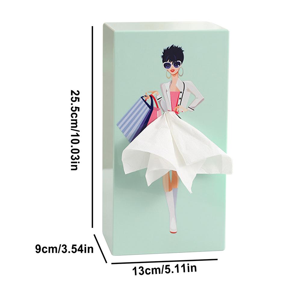 Cube Tissue Box Cover Creative Tissue Box Holder with Lid for Bathroom Multifunctional Interesting Napkin Holder with Stylish